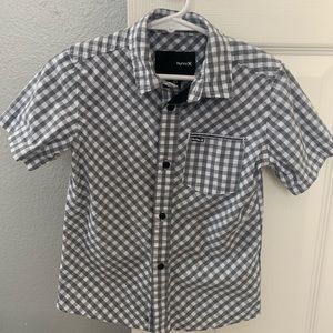 Hurley boys button up shirt